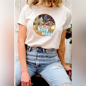Neon Moon Tee- (NWT) - This tee is perfect for everyday wear.